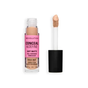 Makeup Revolution - Corrector líquido Conceal & Define Soft Matte - C7NC